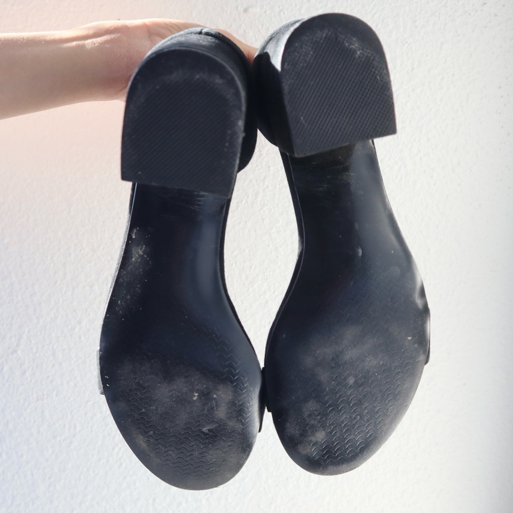 Steve Madden black heel sandals - Picture 7 of 7
